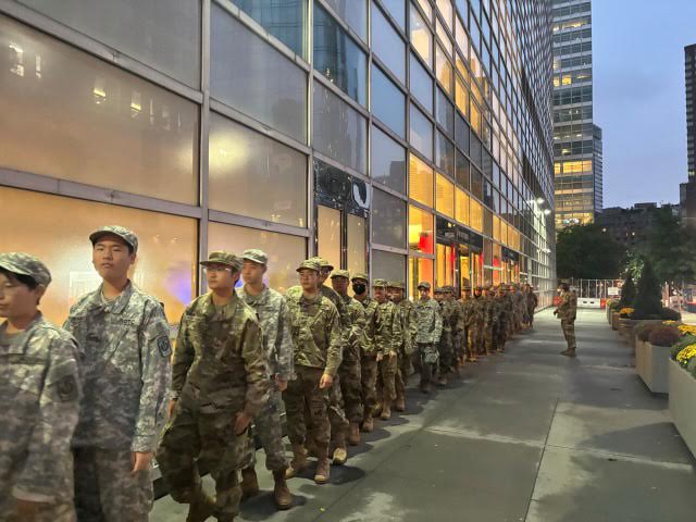 JROTC Honors 9/11 Heroes Through Tunnels to Towers Event