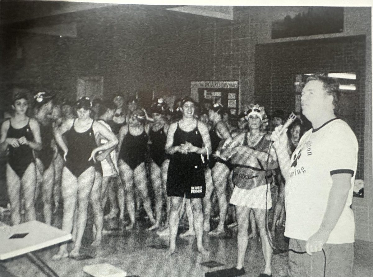 Fort Girls' 1974 Swim team celebrates its final tour